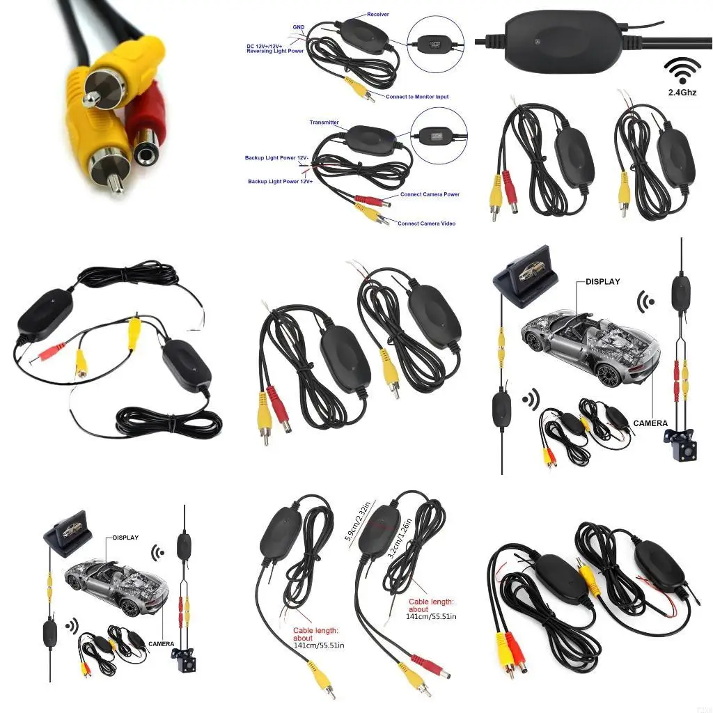 

Модуль приемника беспроводной передатчик видео сзади камеры беспроводной проводка 72xb