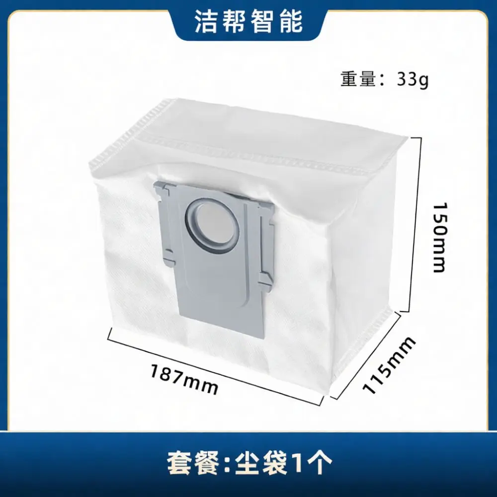 Robot Vacuum Spare Accessory Kit For Roborock Q5 Pro Q8 Max Main Roller Brush Side Filter Mop Pad Dust Bag Replacements