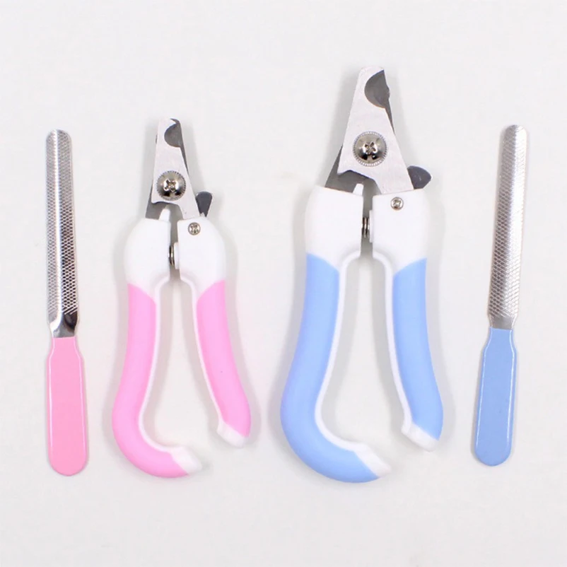 Profissional pet cortador de unhas de aço inoxidável cão gato aparador de unhas de poupança de trabalho cortador de unhas conveniente gato aliciamento suprimentos