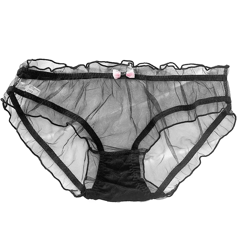 Sexy Lace Panties Women\'s Underwear Panty Fashion Hollowed Out Girl\'s Briefs Low Waist Seamless Transparent Underpants Lingerie
