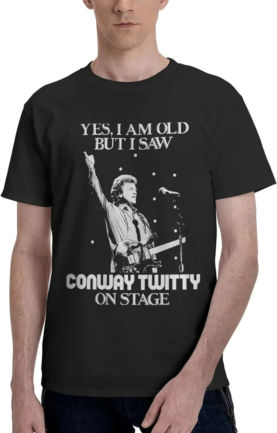 

Men Shirt Round Neck Cotton Short Sleeve Shirt Tee Tops