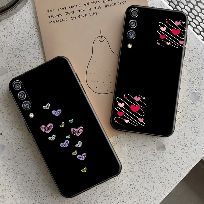 Cute Heart Pattern Phone Case For Samsung A21S A01 Core A21S A10S A21 A22 5G A20 A20E A02S A02 A20S A11 4G A03S A30S A10 Wwge