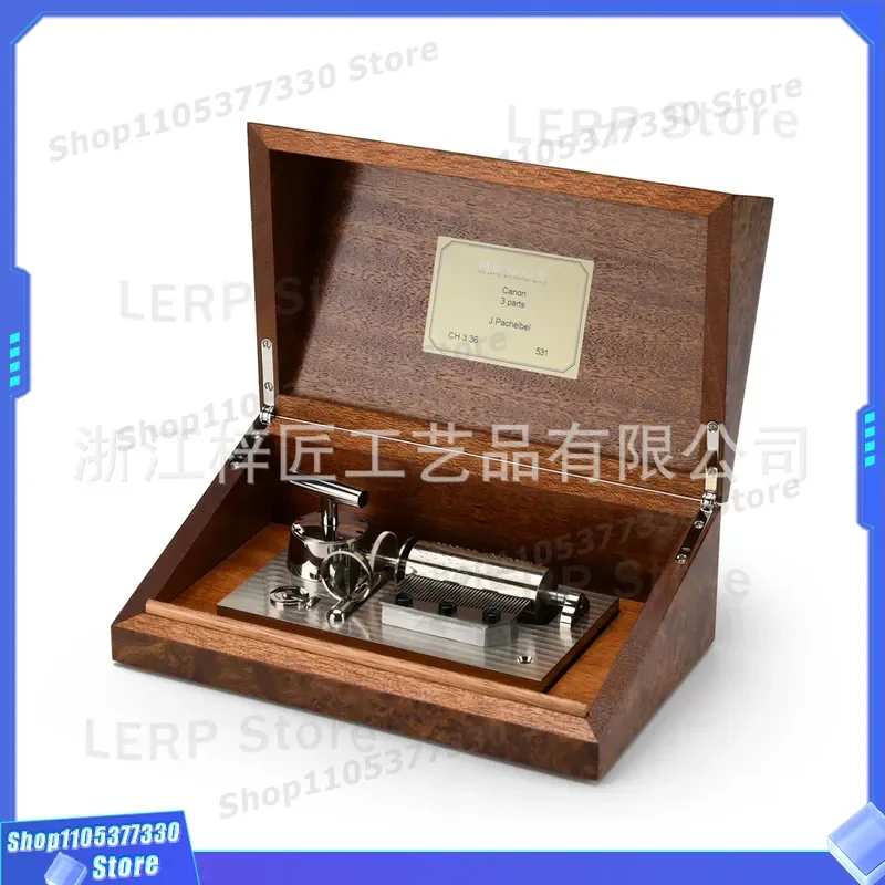 High End Wooden Jewelry Box Piano Paint Finish Storage Case for Stud Earrings Rings Necklace Exquisite Music Box Organizer