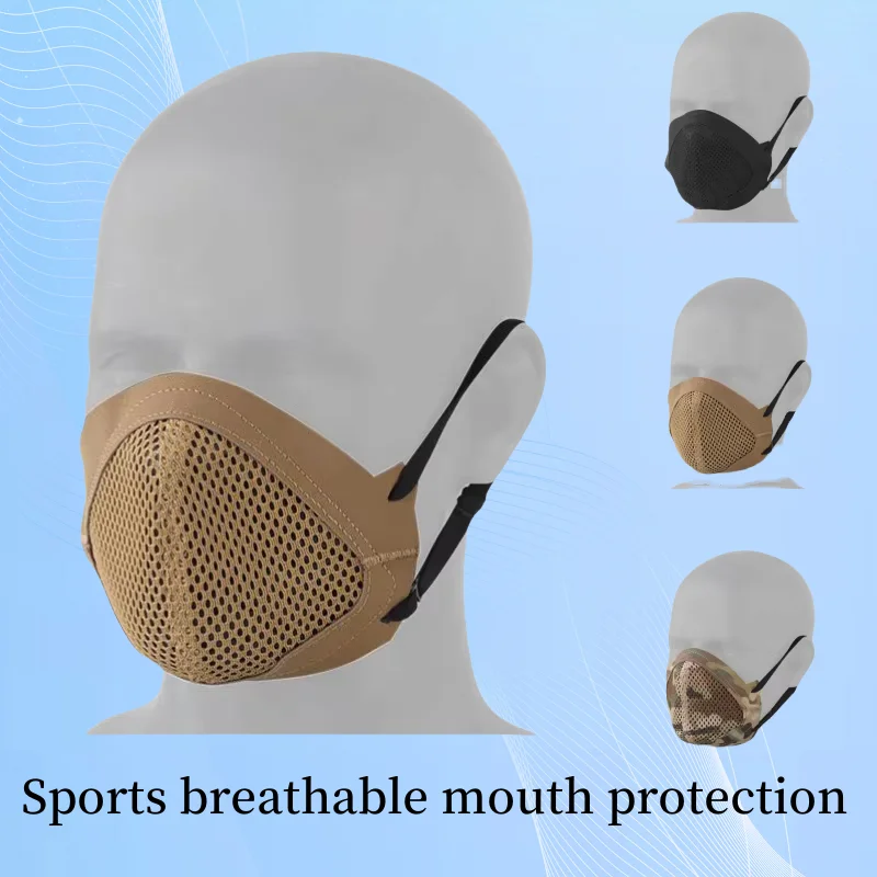 

Camping Protective Sports breathable mouth protection mask applicable hooting Acessories Outdoor Equipment cycling and play gam