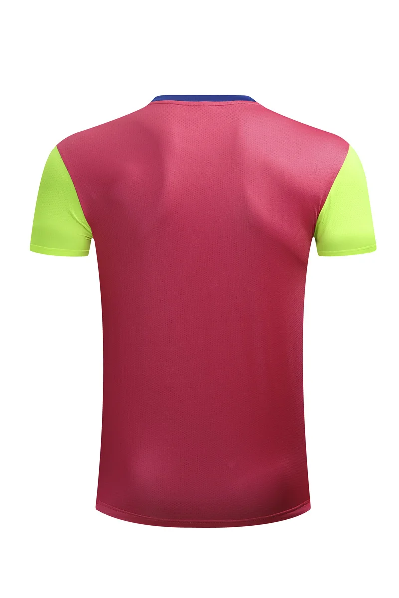 Camiseta de bádminton para hombre y mujer, ropa de poliéster transpirable para tenis de mesa, camisetas de tenis de manga corta de secado rápido, 211