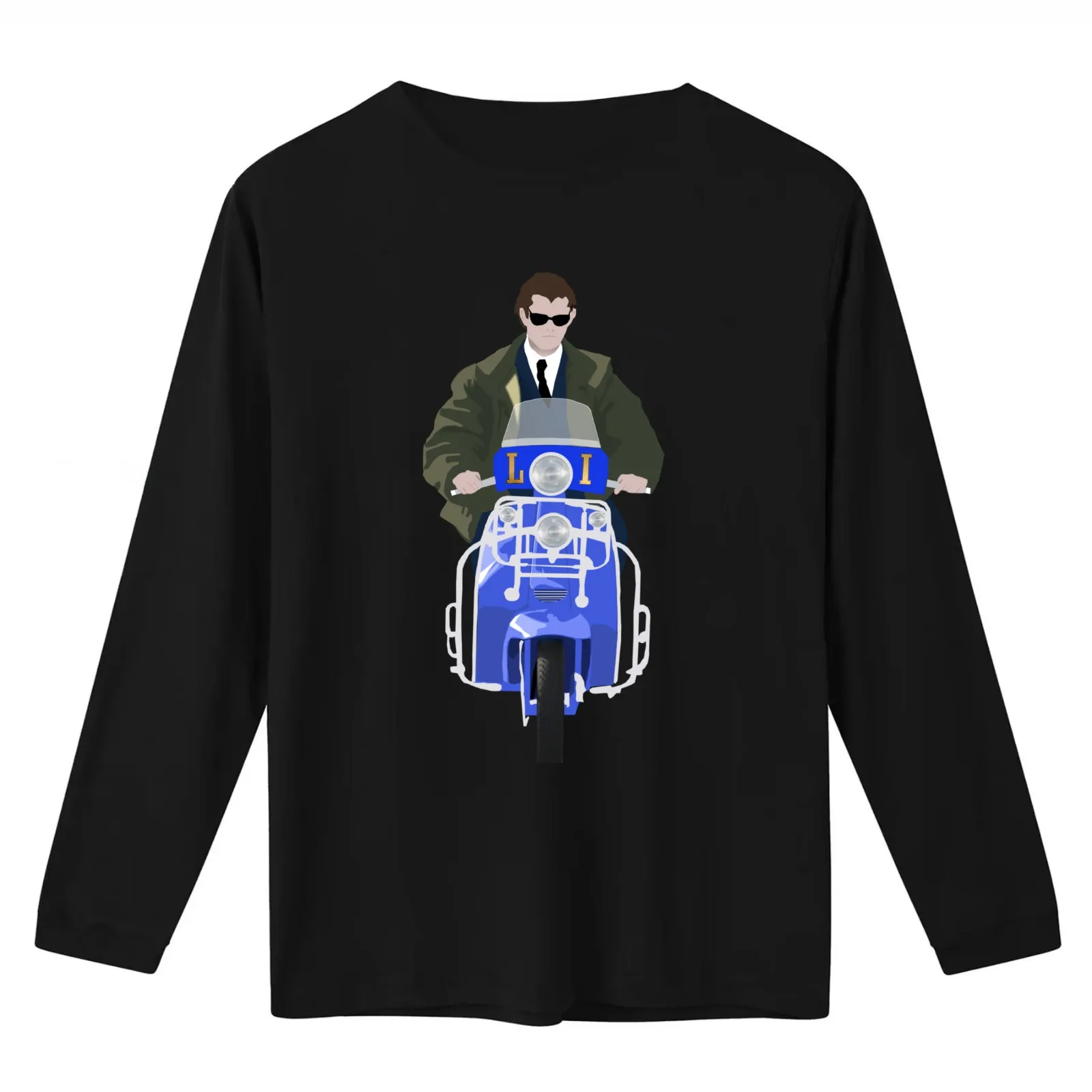 Lambretta Scooter Mod T-Shirt Summer Casual Cotton Tee Oversized Streetwear Tops Vintage Graphic Print Unisex Men Women