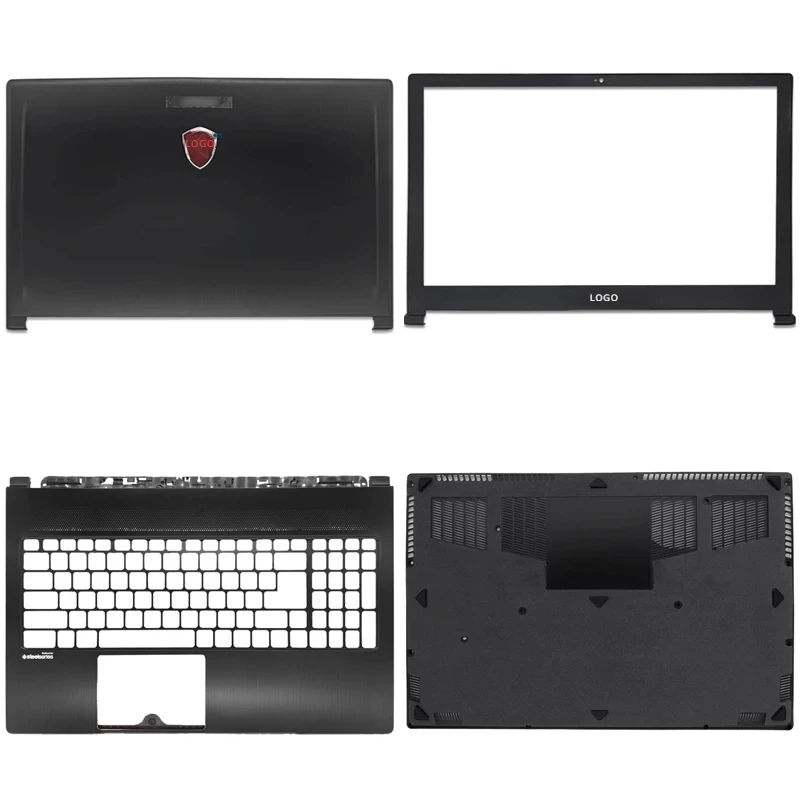 

New For MSI GS63 GS63VR MS-16K1 MS-16K2 16K4 Laptop LCD Back Cover Front Bezel Upper Palmrest Bottom Base Case Keyboard Hinges