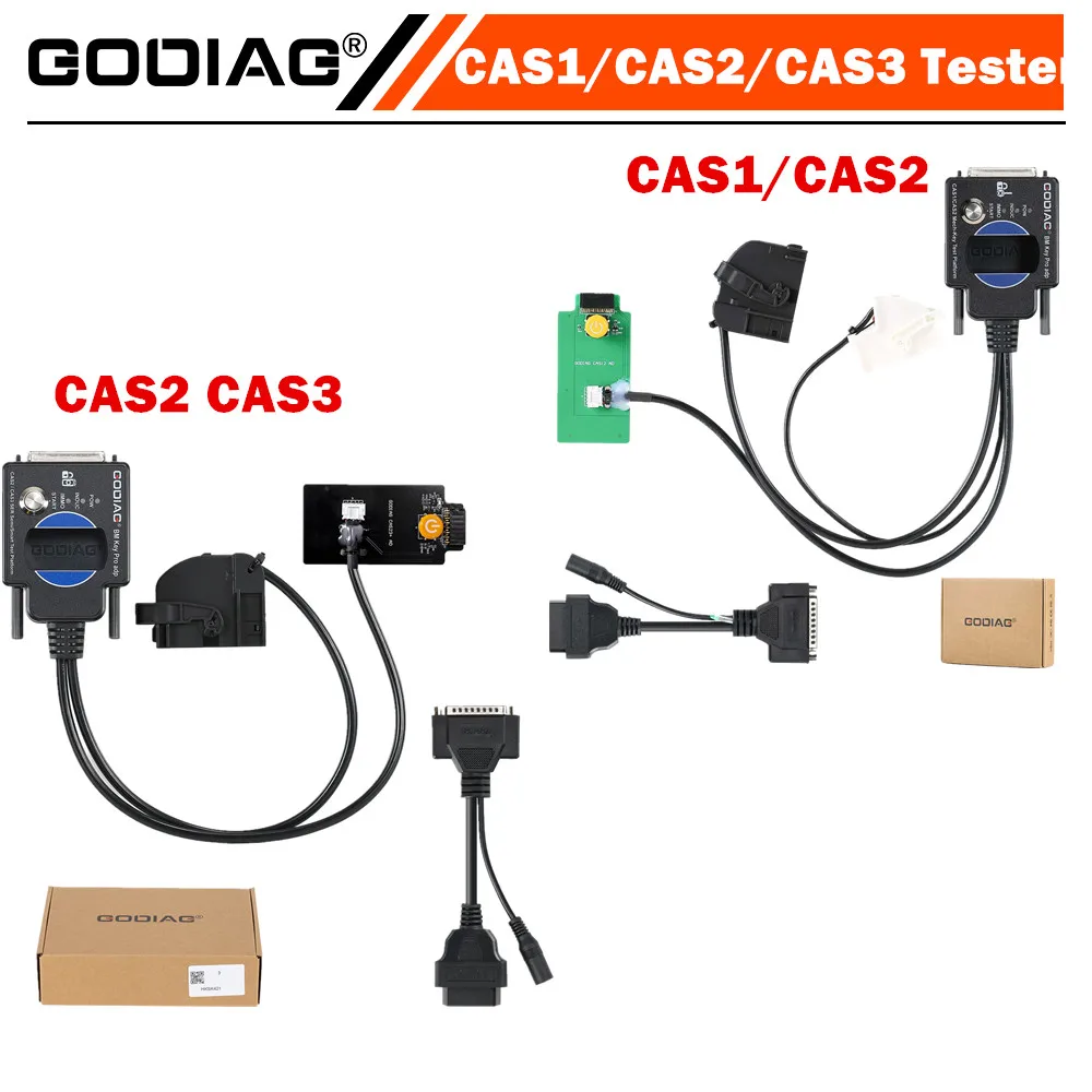 GODIAG per BMW CAS1 CAS2 CAS3 SER piattaforma di prova Semi intelligente rileva la sincronizzazione CAS e chiave senza saldatura corrispondenza dei dati CAS lettura