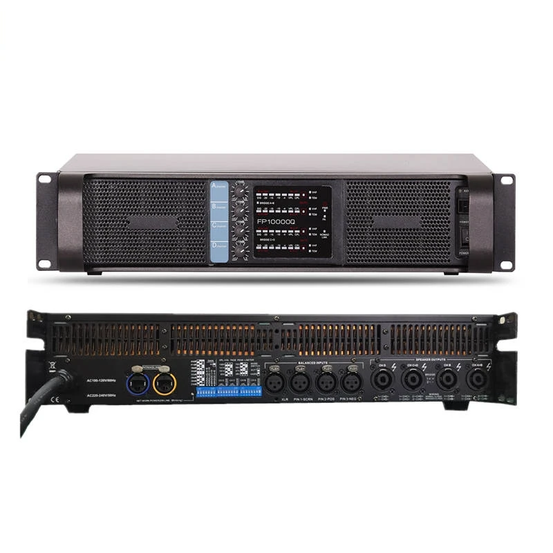 

Hot Sale Professional 4 Channel Power Amplifier High Power Line Array Speaker Amplifier Fp10000