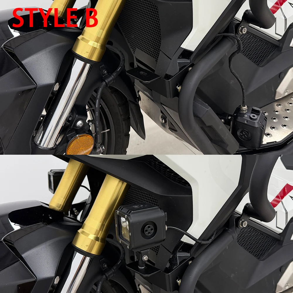 2026 X-ADV750 カーボンファイバーテクスチャエンジンプロテクター Black Engine Guard for Honda X-ADV 750 2017-2026