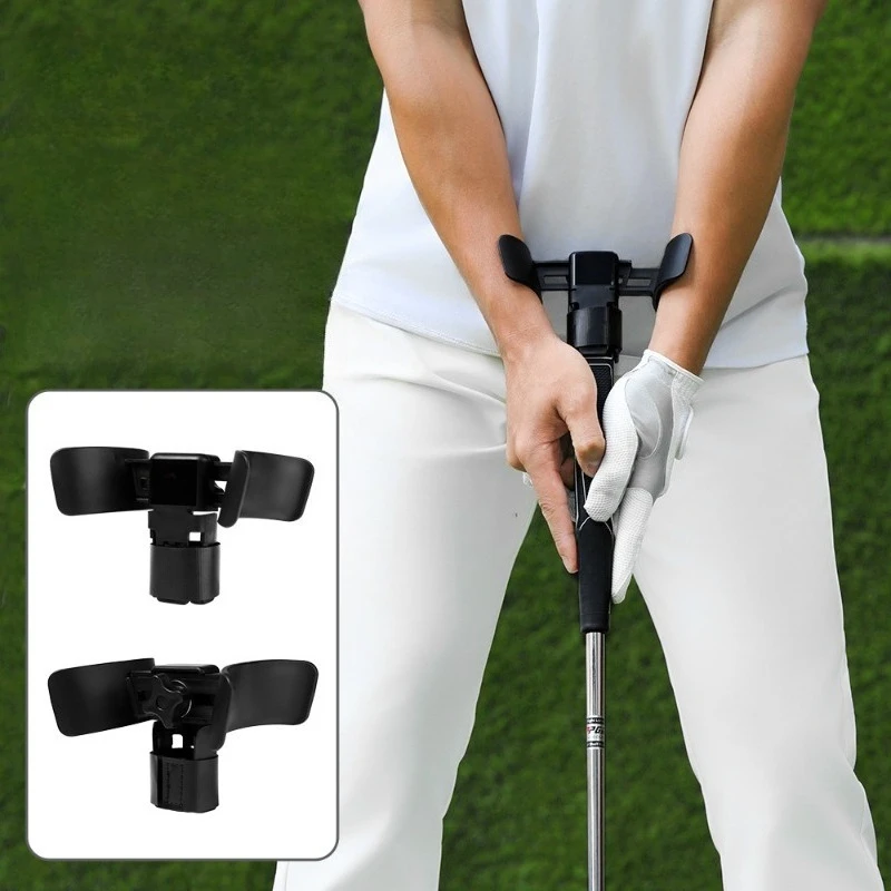 

Golf Putter Assist Trainer Adjustable Length/Assisted Practice Fixed Wrist Putter Trainer