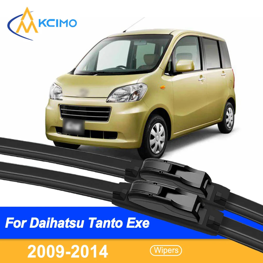 

For Daihatsu Tanto Exe Front Wiper Blades 2009-2014 Automotive Wiper Windshield Accessories 2 pieces