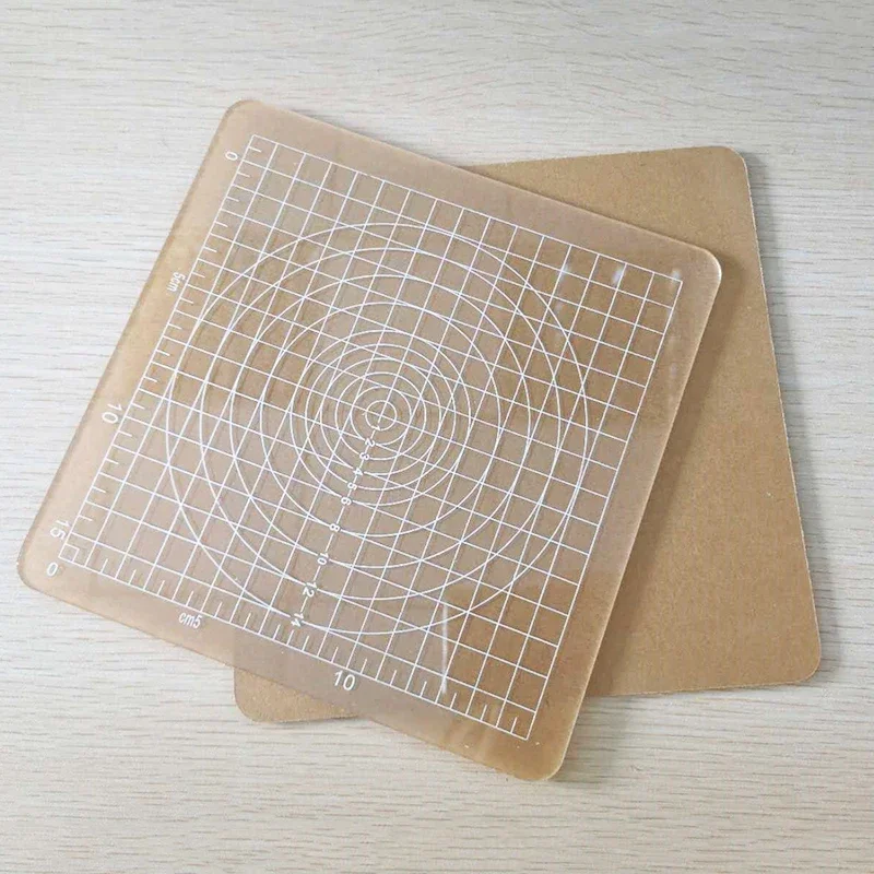 Acrylic Pressure Board Workbench Pressure Plate Acrylic Transparent 1 Pcs Clay Pottery Soft Clay Tools Pottery Ceramics Tools