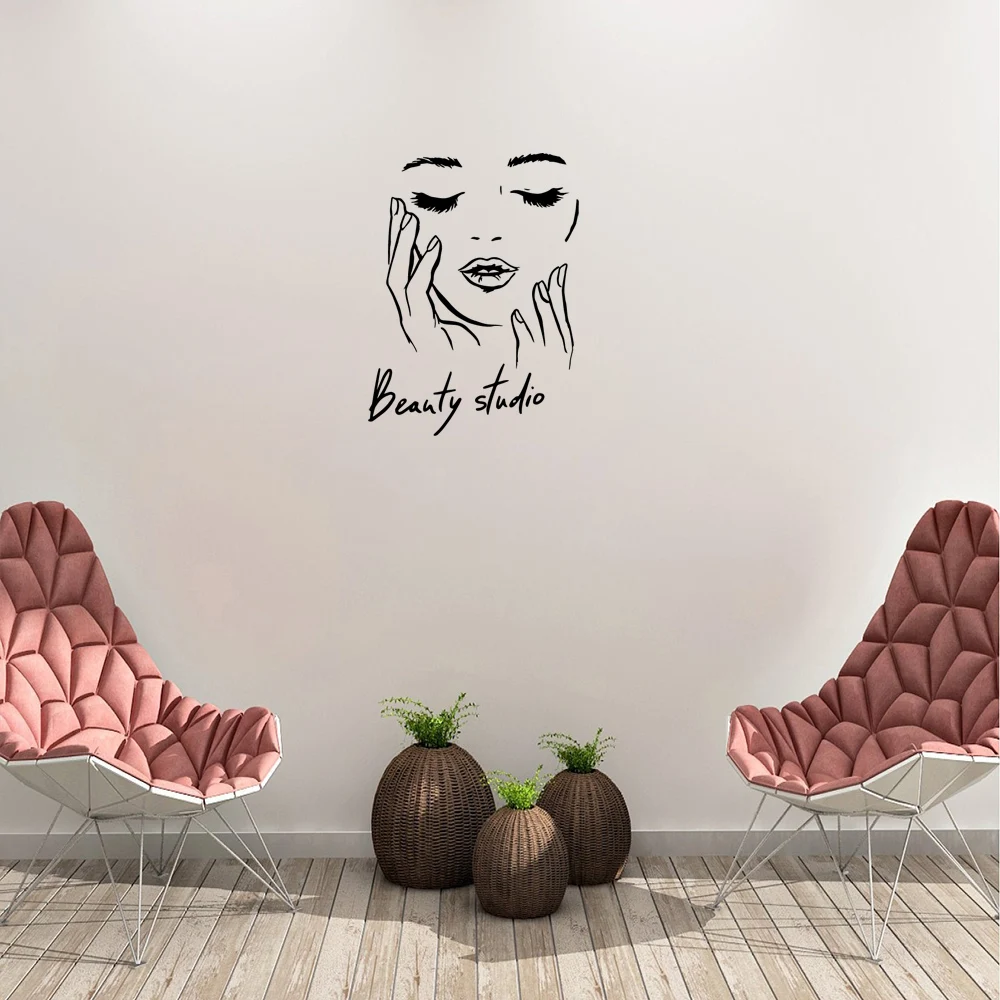 1PC NEW Beauty studio Pvc Wall Decals Home Decor The best Christmas gifts Mural
