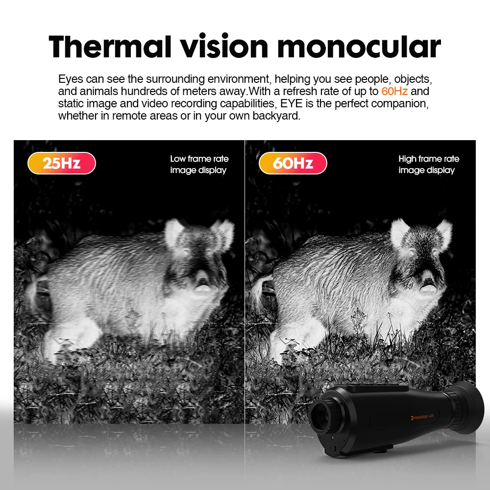 Imagem -05 - Gtmedia Ai15 Câmera Térmica Monocular para Caça Visão Térmica Profissional Caça ao ar Livre Observação de Longo Alcance