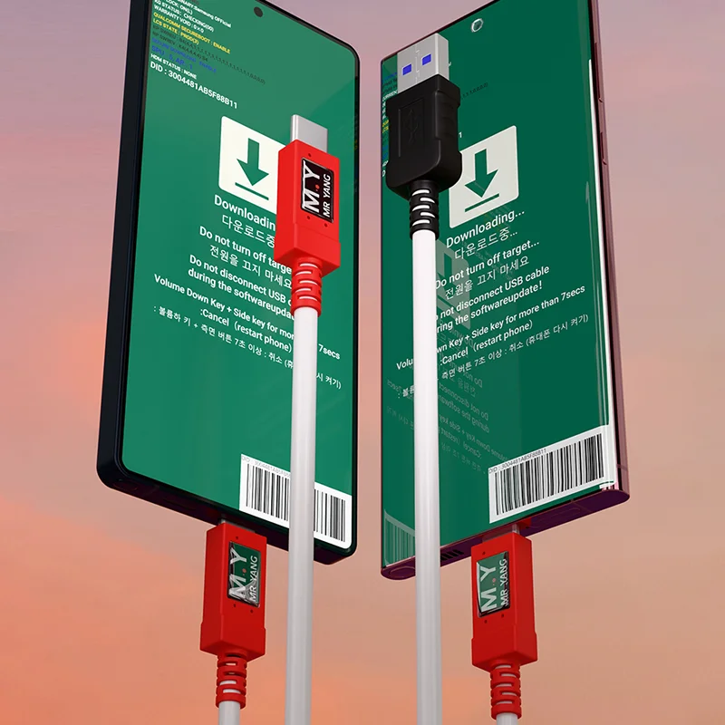 M.Y SAM Fast Recovery Mode Data Cable USB to Type-C, Plug-and-Play No PC for Samsung S8-S25 Note 8/9/10/20 Repair Tool