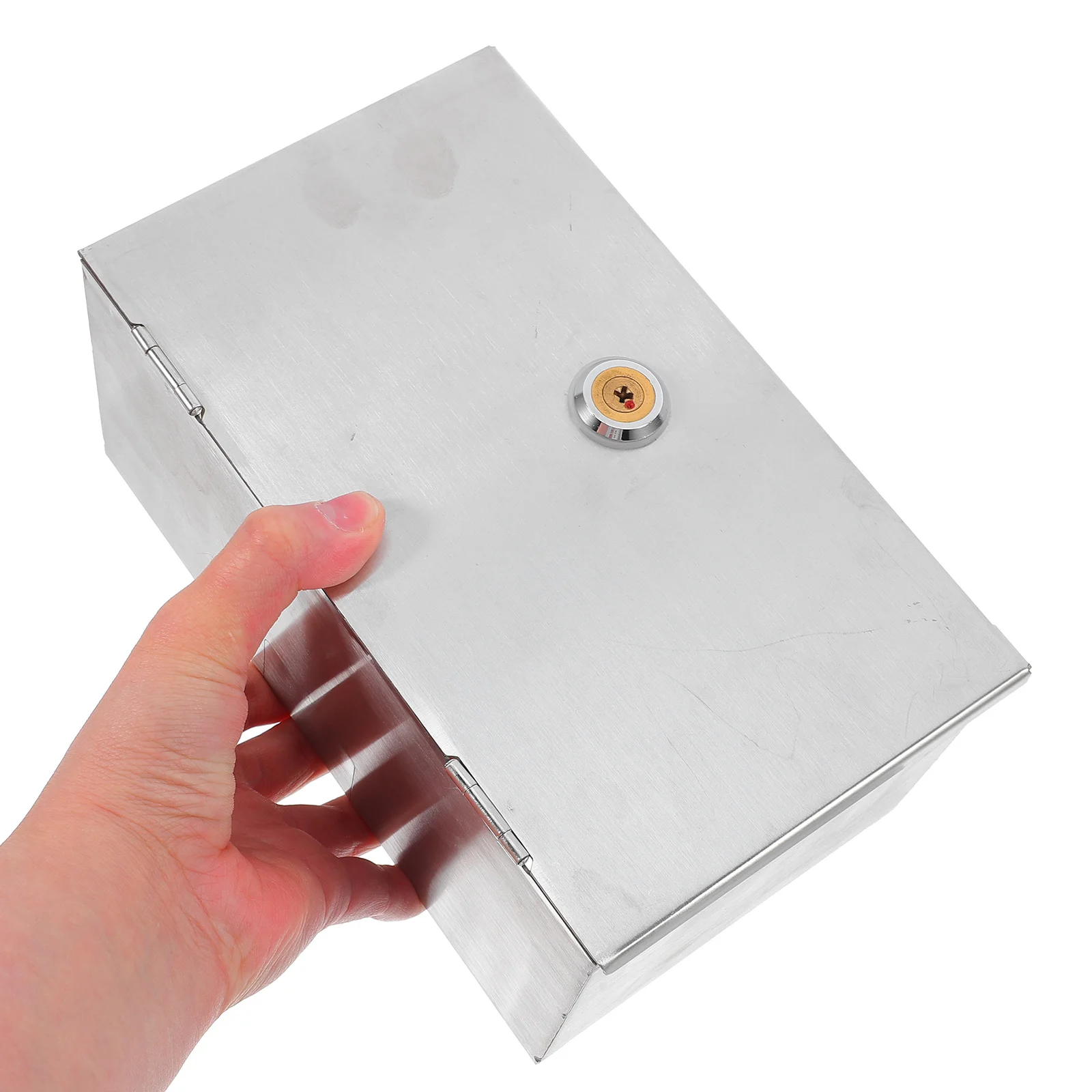 

Socket Protection Box Lockable Case Electrical Silver Stainless Steel Outdoor Cover
