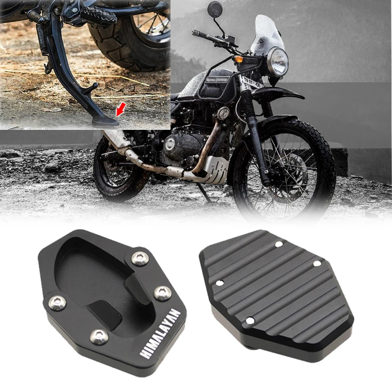 For Royal Enfield Himalayan 450 2024 2025-Motorcycle Accessorie Kickstand Enlarge Side Stand Extension Support Pad new