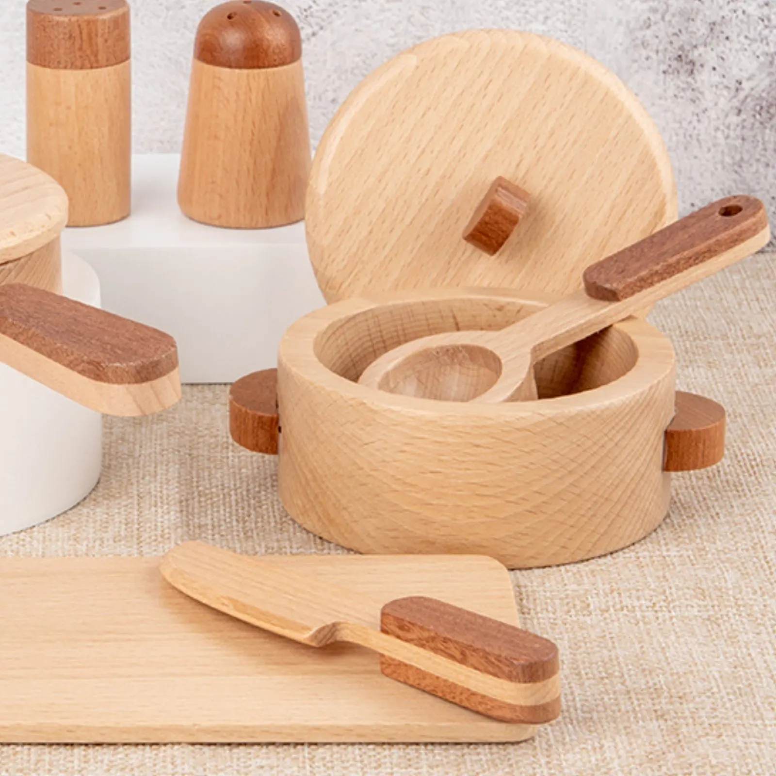 13-pieces-wooden-toy-kitchen-set-natural-wood-color-wooden-kitchen-role-play-toys-pretend-play-cookware-set-realistic-design