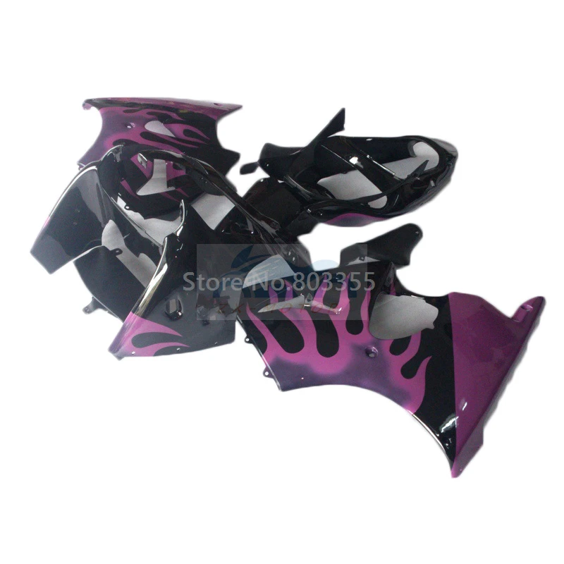 Motorcycle Accessories Fairing Kits Set For Kawasaki ZX6R 2000 2001 2002 Popular fairings zx6r 00 01 02 Injection Parts MK55