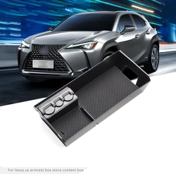 Car Center Console Armrest Storage Box For Lexus UX ZA10 UX200 UX250h 2019-2021 Central Organizer Container Tray Accessories
