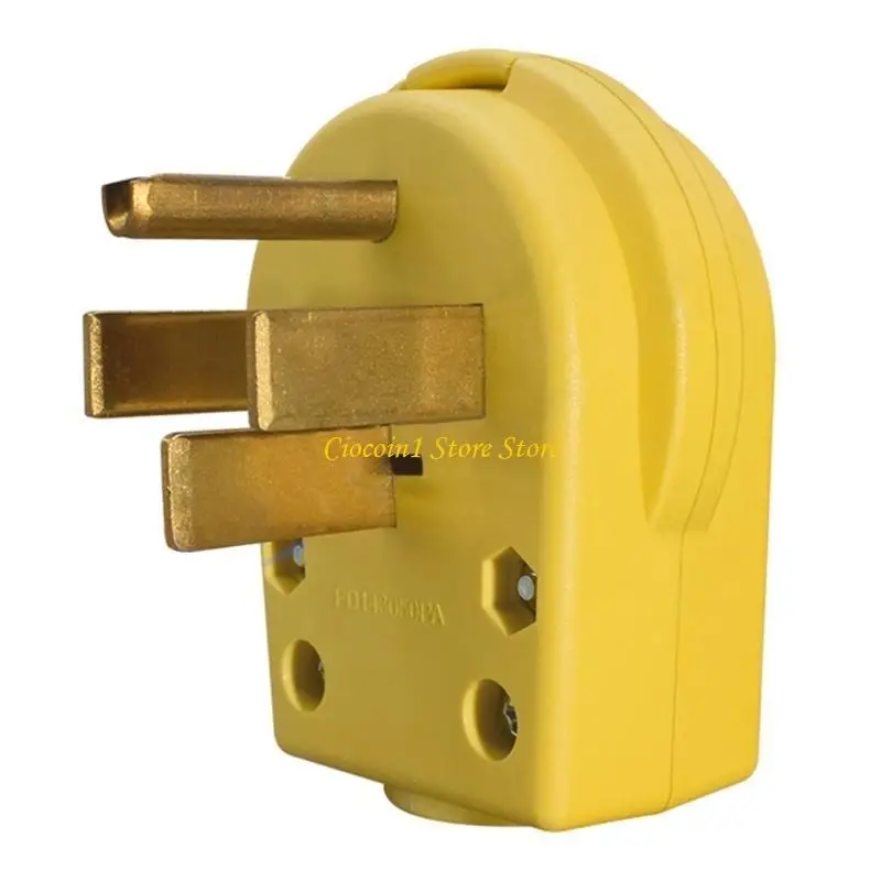 A3PC 50A 125 250V Industrial NEMA 14 50P 4 Poles Plug For Dryer Ranges And Powerful