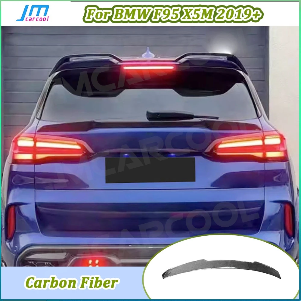 

Real Carbon Fiber Rear Trunk Lip Spoiler for BMW F95 X5M 2019-2022 FRP Rear Spoiler Rear Wing Spoiler Body Kits Car Accessories