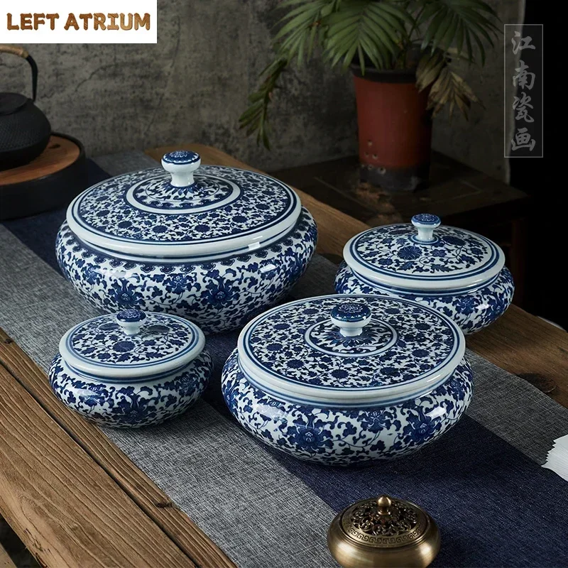 pot-de-rangement-vintage-en-ceramique-avec-couvercle-motif-floral-bleu-boite-a-the-ornement-de-salon-pot-en-ceramique-a-ventre-plat-decoration-d'interieur