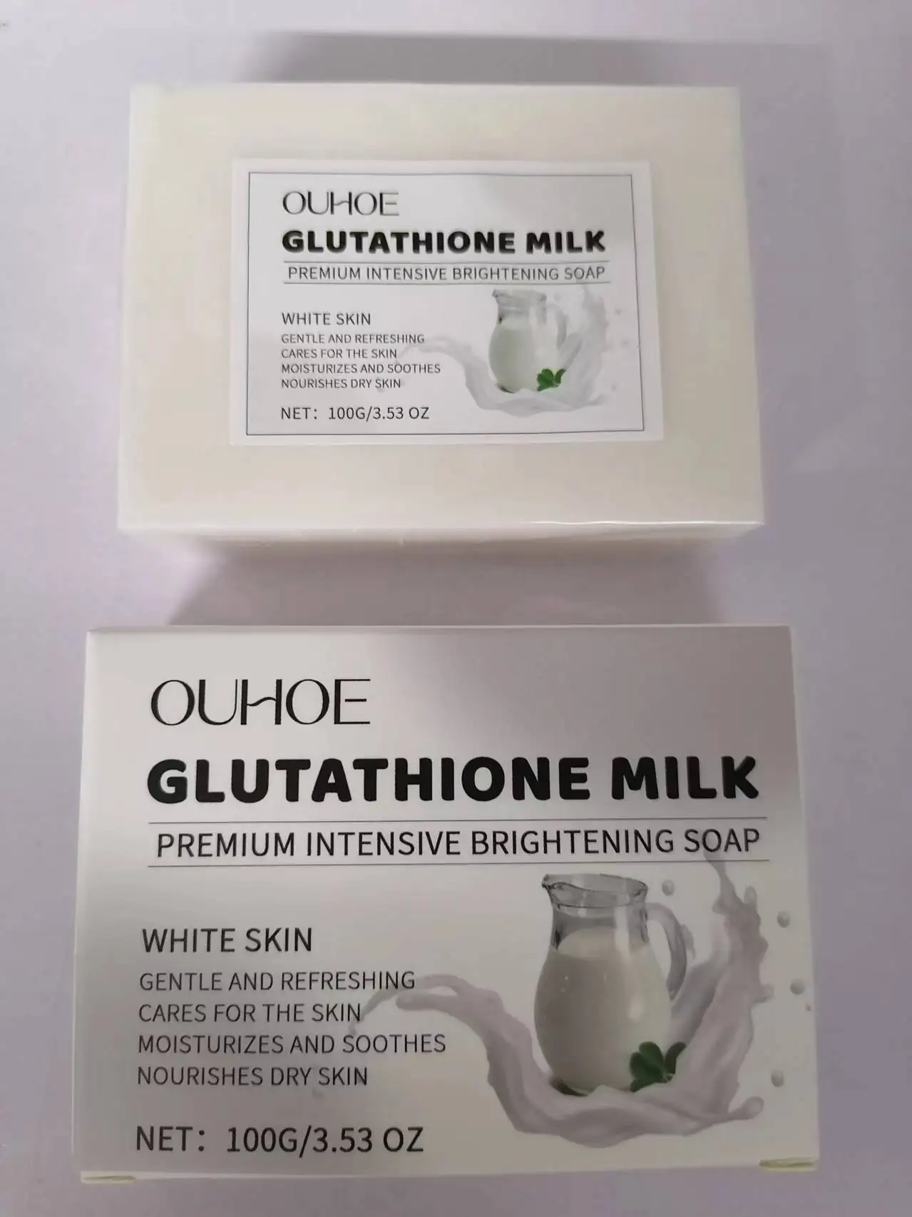 صابون حمام الحليب يجميل البشرة وينظف بلطف ويرطب وينعم البشرة