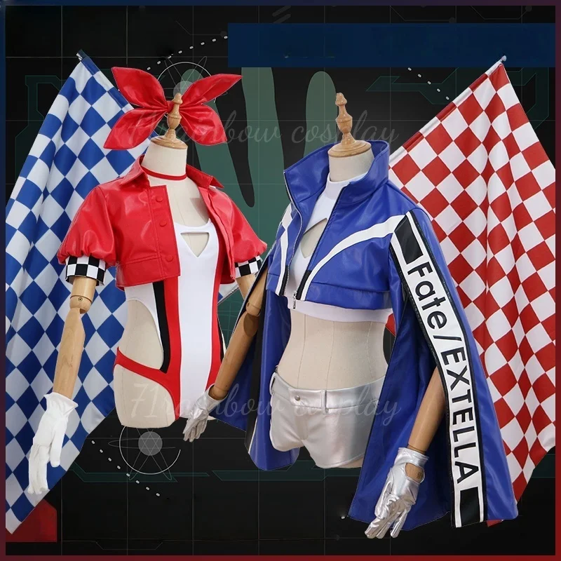 2026 new Game Character Outfit FGO Tamamo no Mae and Nero Racing Suits Cosplay Costume Woman Christmas Outfits Clothes