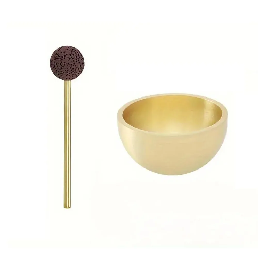 

Unique Gifts Portable Mini Singing Bowl Metal Sound Handmade Sound Bowl with Striker Copper Meditation Bowl Yoga Meditation