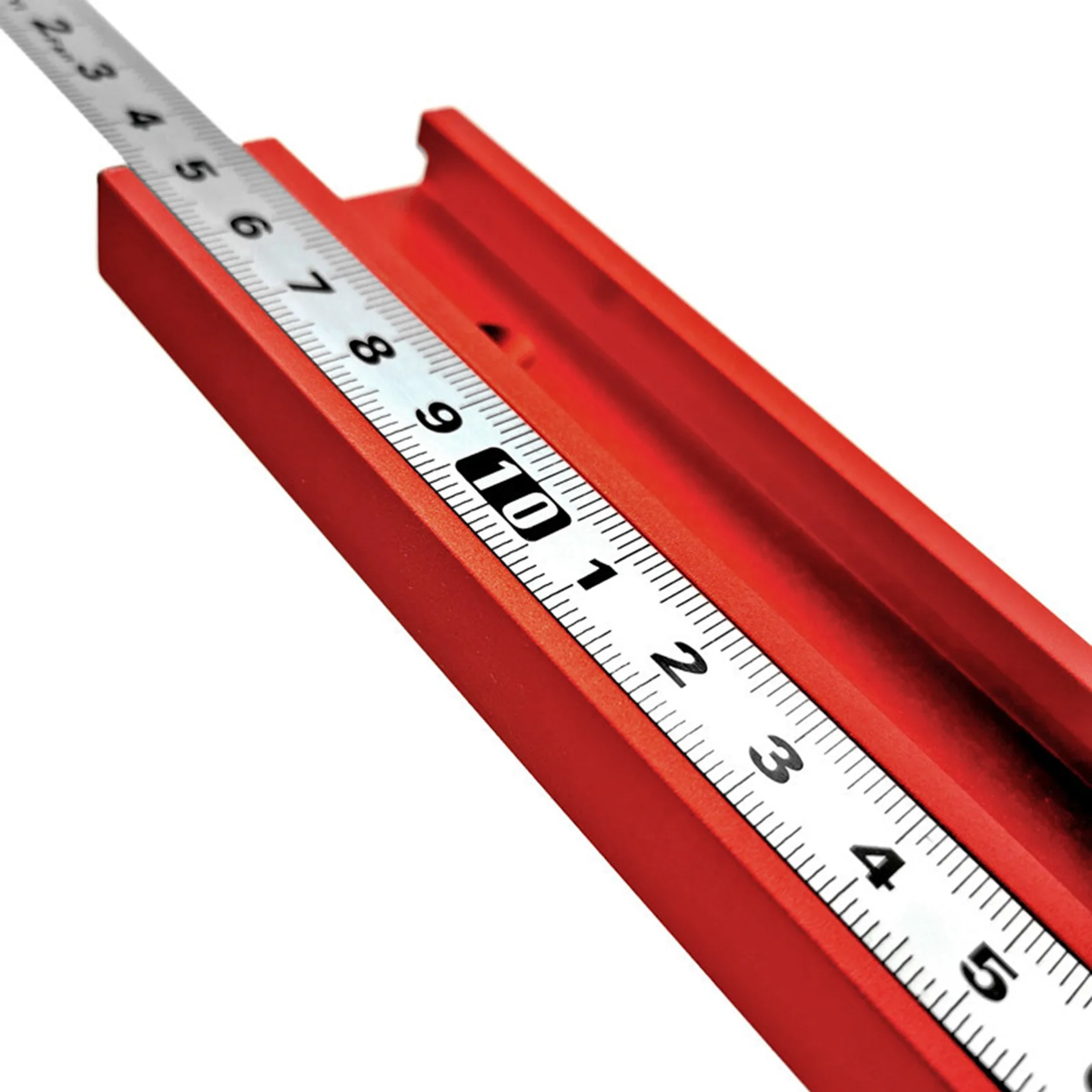 Stainless Steel Adhesive Scale Precision Woodworking Guide Rail Self-Adhesive Tape Measure Metal Ruler with Glue,A-100cm