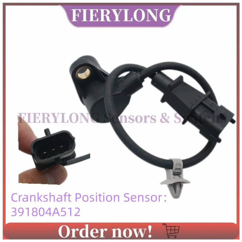 

39180-4A512 391804A512 Crankshaft Position Sensor For Hyundai H-1 Travel Cargo Tq 2.5 Crdi Automobiles Spare Parts