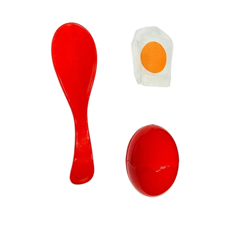 مجموعة ألعاب ملعقة البيض الممتعة نشاط التنسيق التعليمي للأعمار من 3 سنوات فما فوق 15UB #5