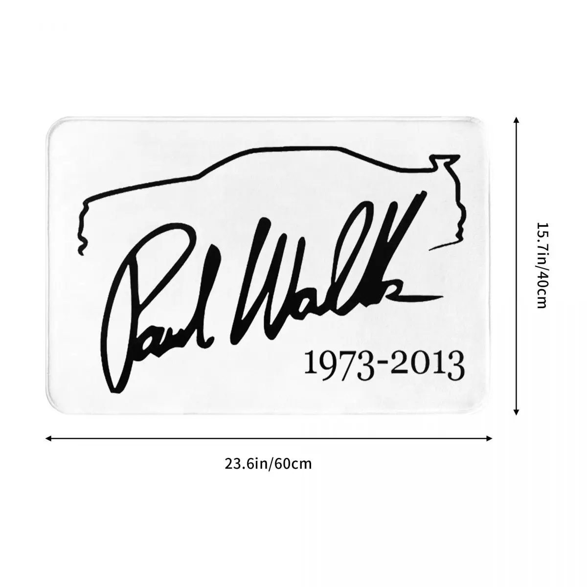 Paul Walker Fast And Furious Doormat Water oil proof Carpet Rug Kitchen Entrance Home Floor Mat for Bedroom Footpad Mats