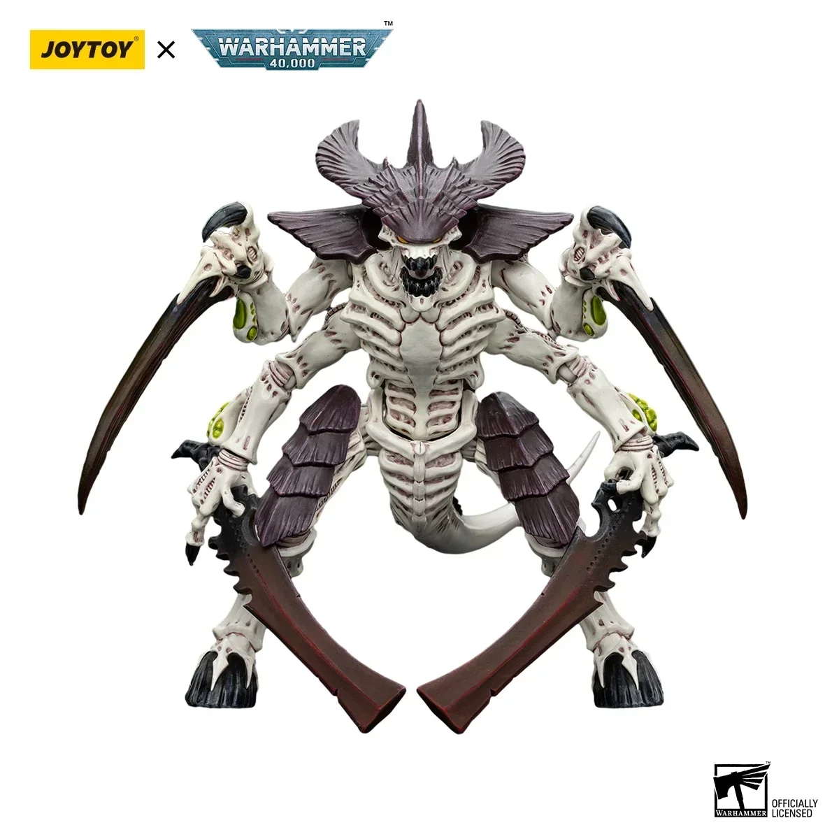 

JOYTOY Warhammer 40k 1/18 Anime 14.5cm Tyranids Hive Fleet Leviathan Tyranid Warrior with Boneswords 2 Action Figures