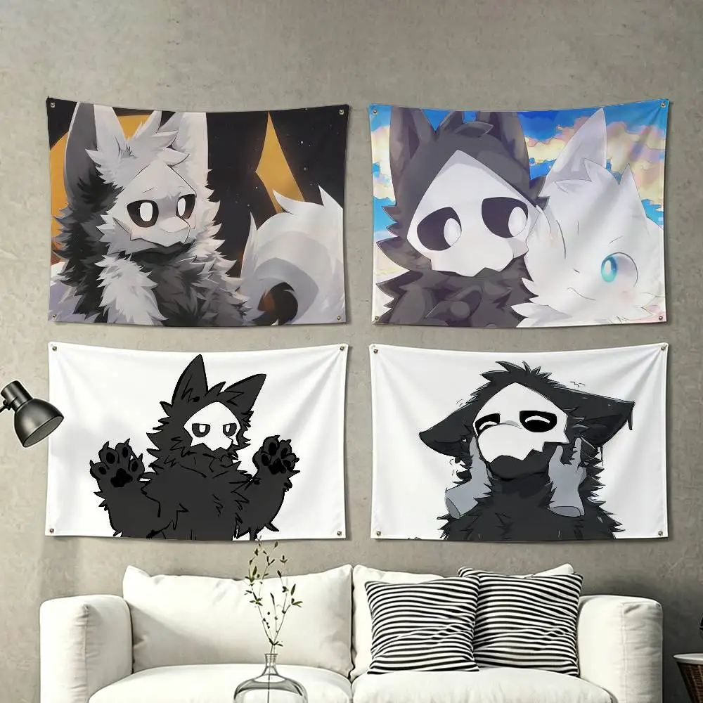 Furry Art P-Puro Changed-D  Flag Suitable For Party Club Outdoor Interior Wall Decoration Banner Fans Gift