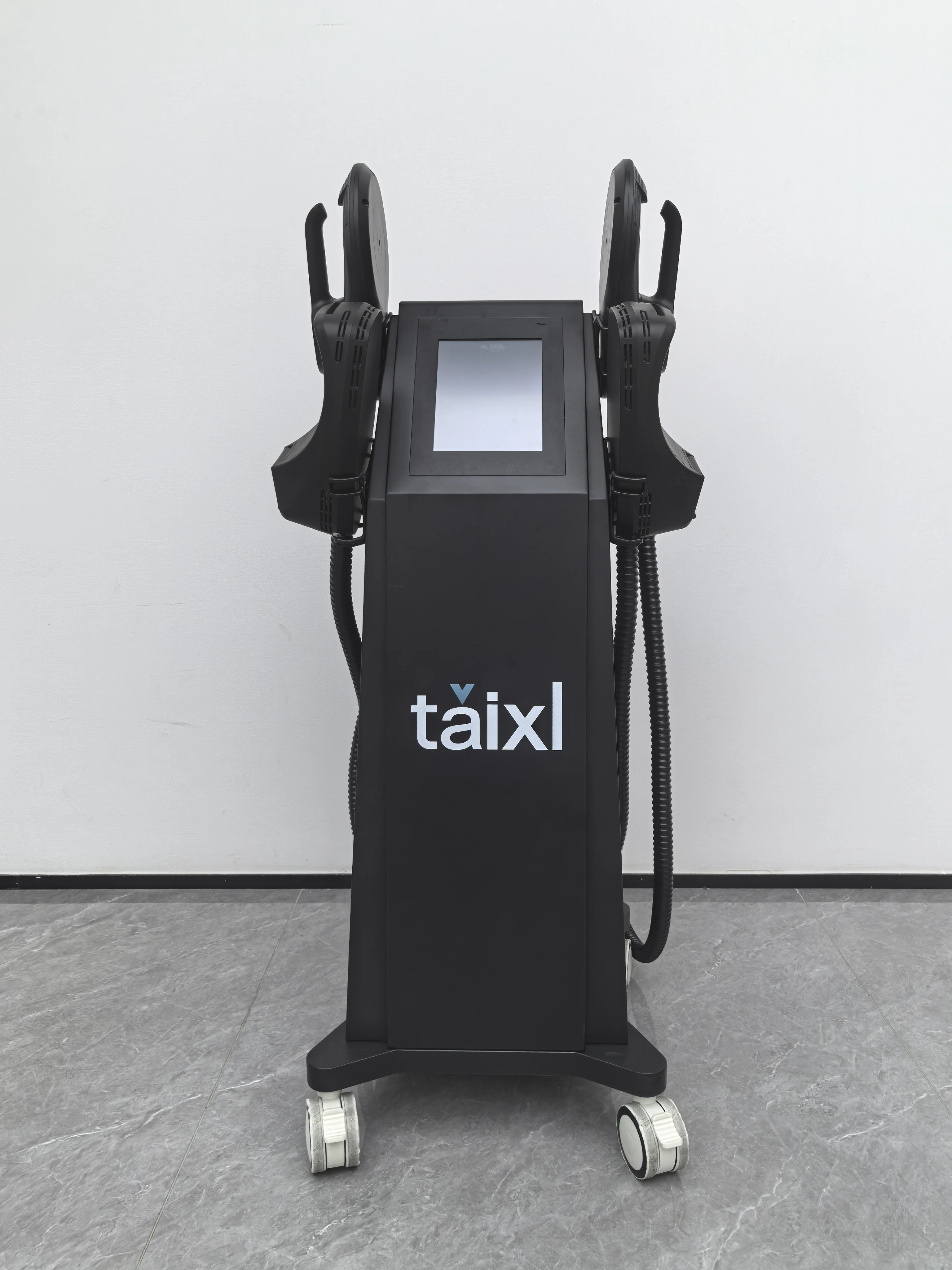 نحت الجسم 4 مقبض آلة RF EMS الجسم التخسيس HIEMT تحفيز العضلات إزالة الدهون