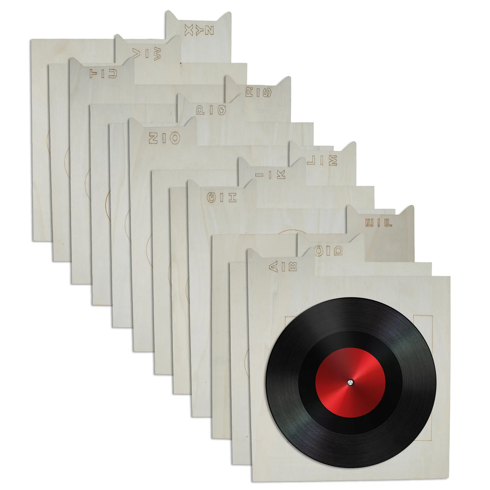 12Pcs Vinyl Record Dividers Alphabetical A-Z Record Dividers Record Storage Dividers Record Holder Record Dividers Album CD