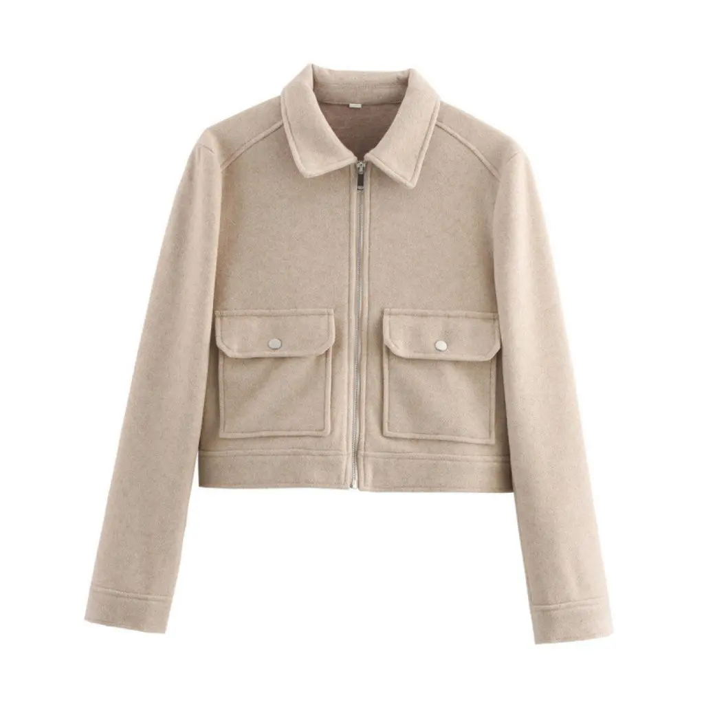 

Women's Casual Tweed Jacket Autumn European And American Street Fashion Style