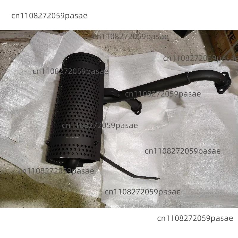 

Twin-cylinder engine GX690 muffler mounted polishing machine exhaust cylinder