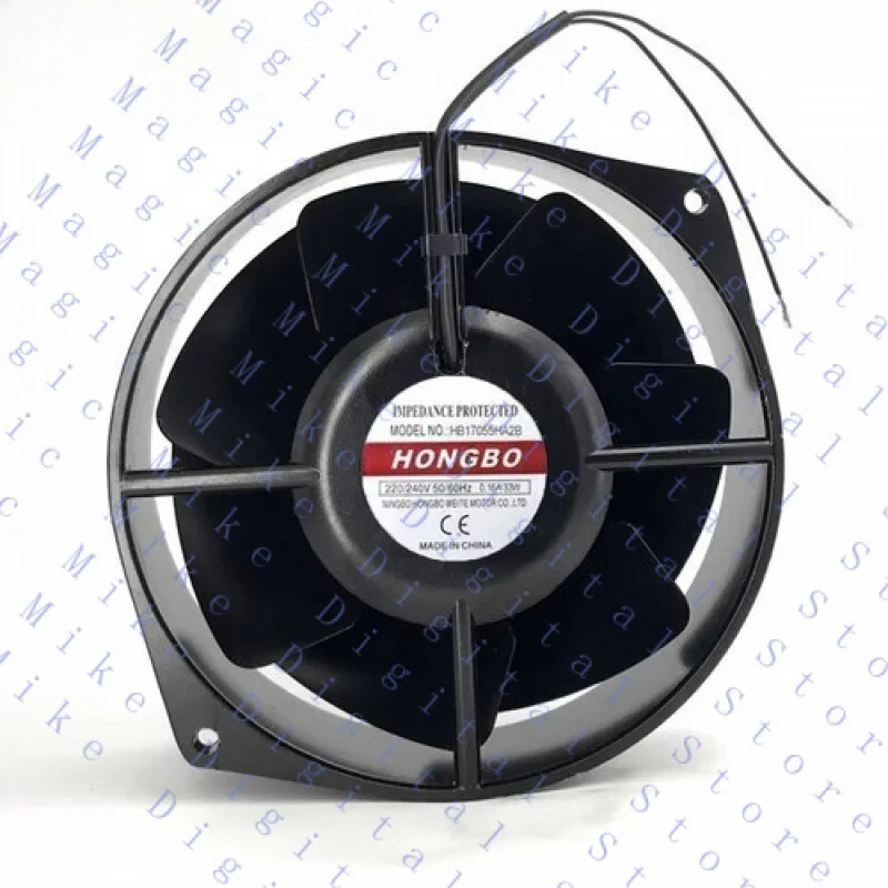 UU  FOR HONGBO HB17055HA2B 220-240V 50/60HZ 0.16A 33W Full Metal Cooling Fan