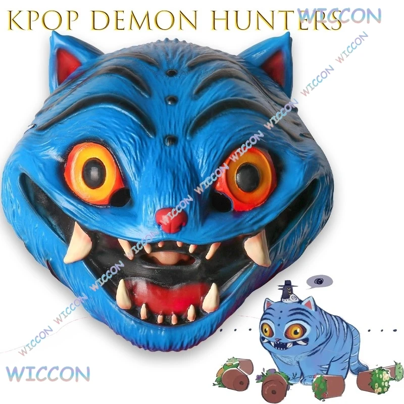 KPop Dem On Hunters Blue Tiger Хэллоуин Латексная маска KPOP Girl Group Охотник на демонов Головной убор Косплей Опора для мероприятий Костюмированная вечеринка KPop Dem On Hunters Blue Tiger Хэллоуин Латексная маска KPOP Girl Group Охотник на демонов Головной убор Косплей Опора для мероприятий Костюмированная вечеринка