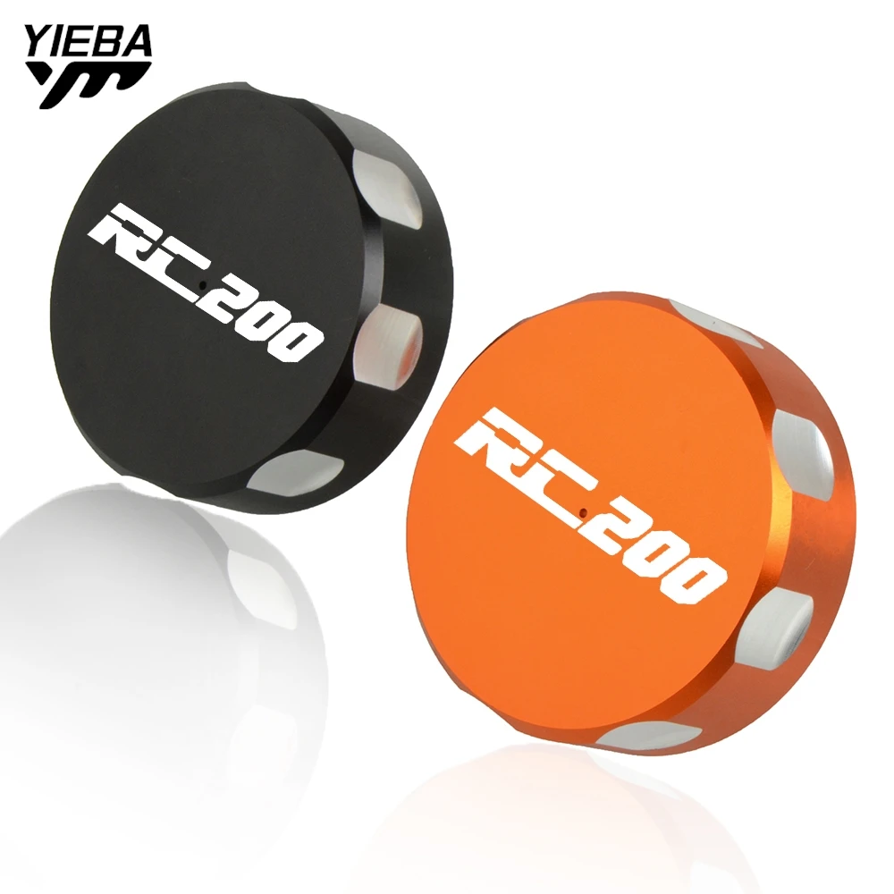 For RC125 RC200 RC250 RC390 Duke 125 200 390 2021-2023 CNC Front Brake Fluid Reservoir Cover Cylinder Oil Tank Cap Protector