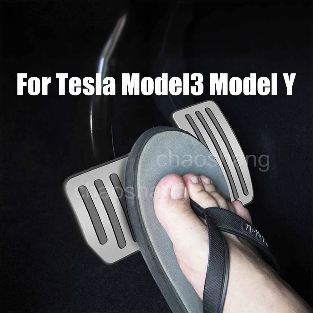 

Aluminum Alloy Brake Pedal For Tesla Model3 Model Y Accelerator Pedal Automotive Accelerator car Pedal