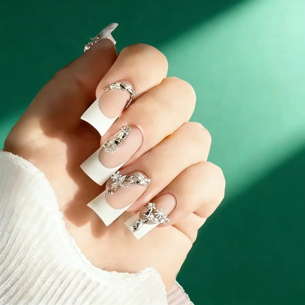 75/150Pcs NEW 15 Sizes Space Nail Forms Reusable Transparent Poly Gel Forms Plastic French Tip Forms Home Salon