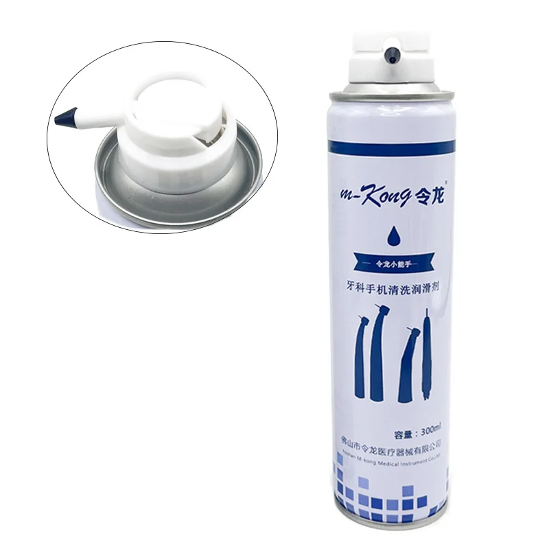 

300ml Dental Handpiece Cleaning Lubricant Low-speed Mobile Phone Oil Oral Dental Mobile Phone Lubricant Dental Laboratory Tools