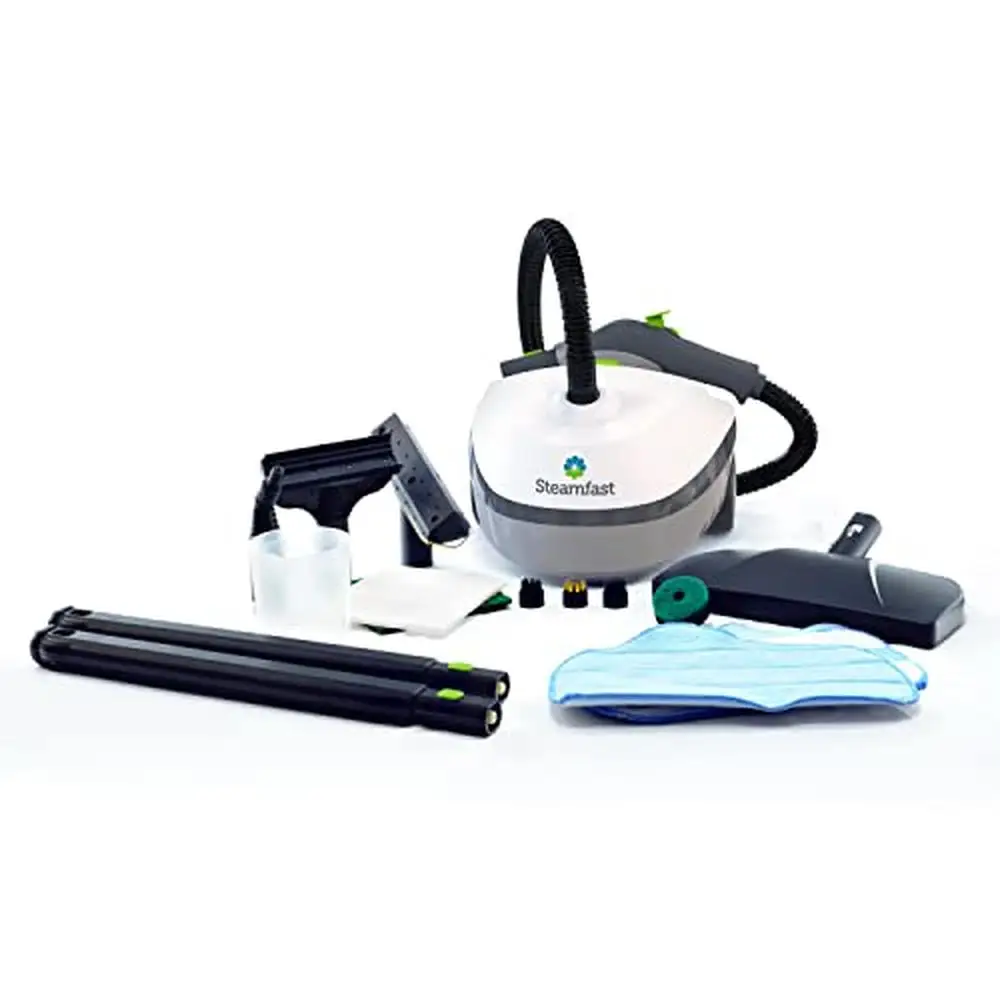 Multi-Purpose Portable Steam Cleaner 15 Accessories Chemical-Free Cleaning on All Surfaces