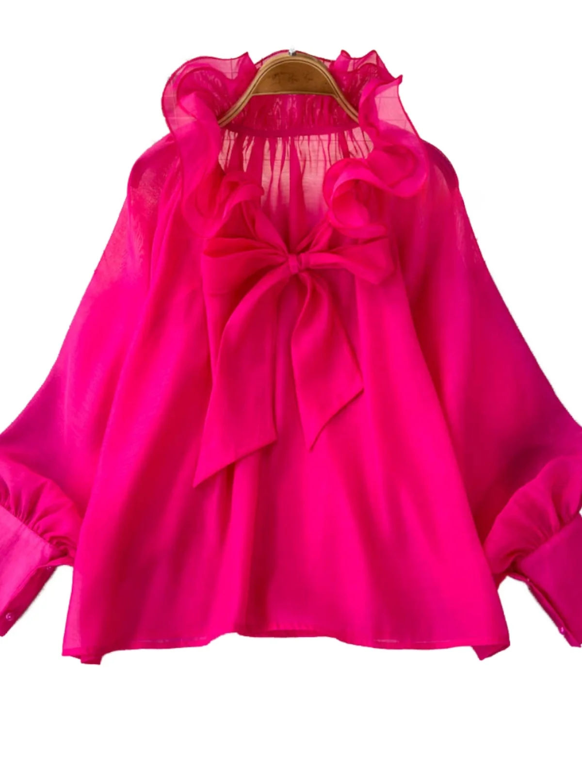 

Ele Loose Women's irt Knot Long Sve Cover Belly Autumn New Sle Korean Sle Commute Sle Pure Color