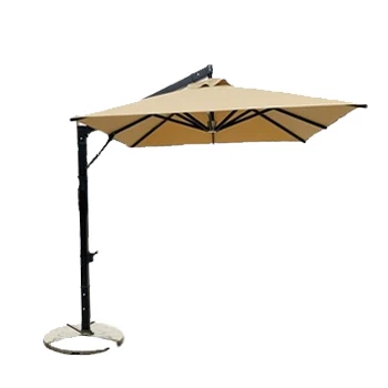 Premium Modern Design Cantilever Patio Umbrella Durable Outdoor Waterproof Sunshade for Garden Beach & Market